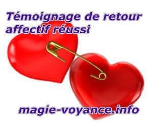 Témoignage de retour affectif réussi