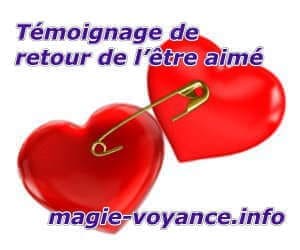 Témoignage de retour de l’être aimé